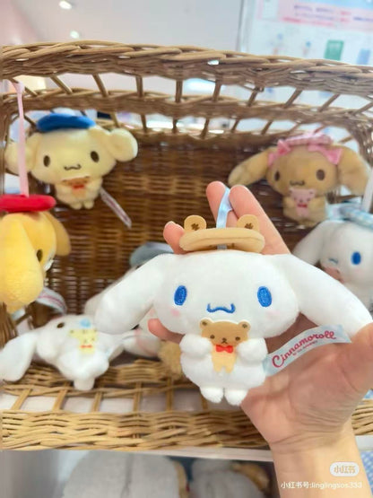 Sanrio｜Cinnamoroll with the Bear Plush Keychain mystery bag/blind box/All 8 types｜1pcs