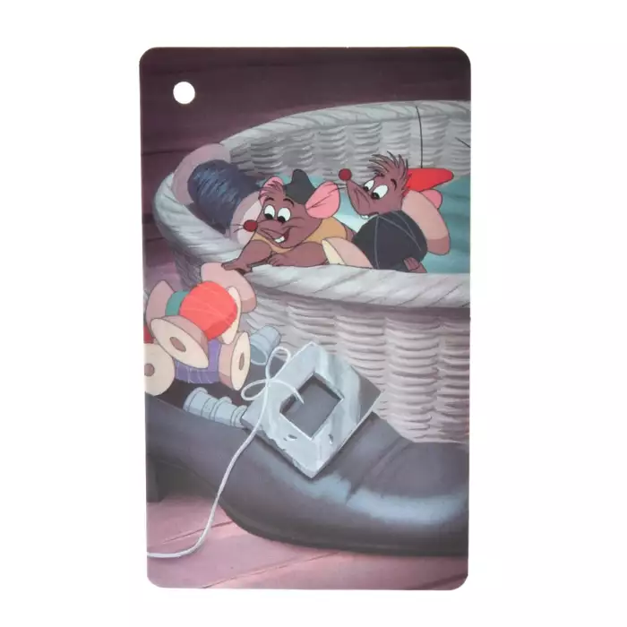 Disney迪士尼｜Interior Animal x Jag &amp;Gus The Mouse Basket东迪《灰姑娘》的朋友小老鼠毛绒玩偶收纳筐｜约高 18.5 x 宽 22.5 x 深 20 (cm)