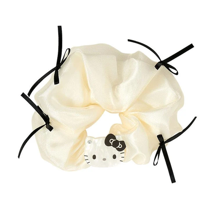 Sanrio｜Pearl Marble Ribbon Scrunchie｜13×3×13cm approx.