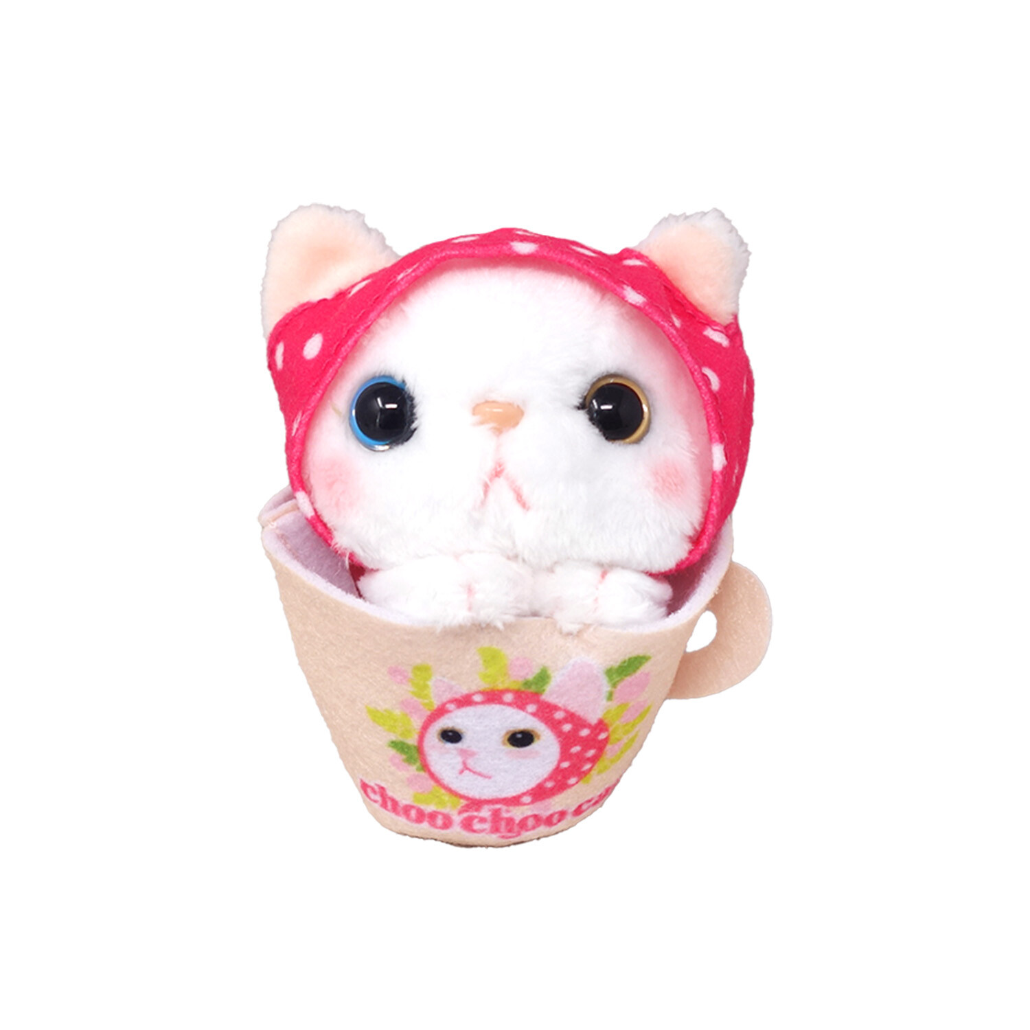 choo choo cat｜Mascot Holder /Plush Keychain｜Height 8cm approx.