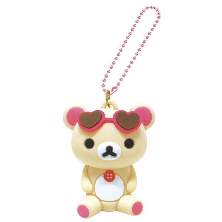 Rilakkuma｜Sunglasses Figure Keychain/Keyring｜26×44×23mm approx.