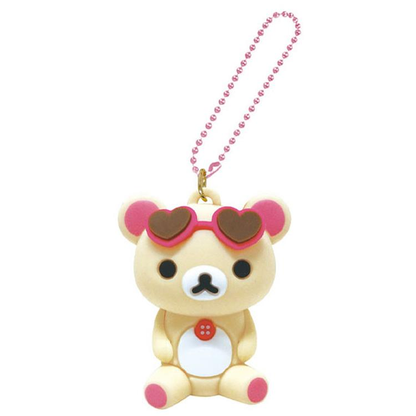 Rilakkuma｜Sunglasses Figure Keychain/Keyring｜26×44×23mm approx.