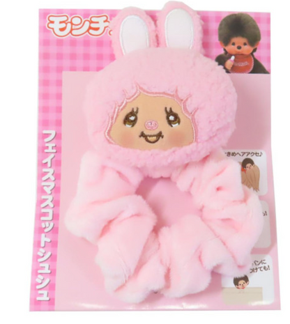 Monchhichi｜Mascot Scrunchie｜85×85×45mm approx.
