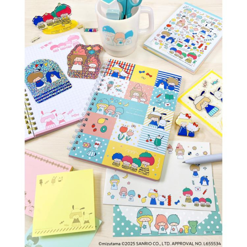 Sanrio｜Stationery Hologram Sticker｜70 x 60 mm approx.