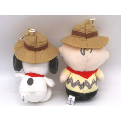 Snoopy｜PEANUTS Snoopy &amp; Charlie Brown Mascot Holder /Plush Keychain｜H180 x W130 x D70mm approx.
