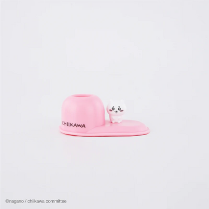 Chiikawa 吉伊卡哇｜Toothbrush Stand可爱角色PVC牙刷站立架｜约H38×W63×D33mm