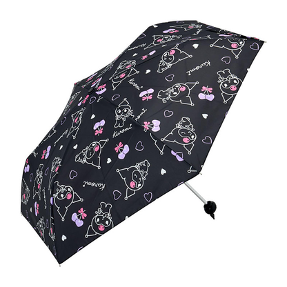 Sanrio｜Black Cherry Folding Umbrella｜5.5×5.5×24cm approx.