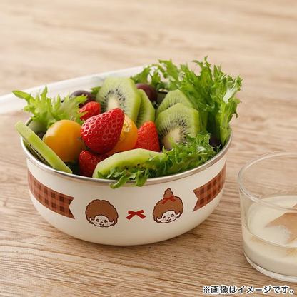 Monchhichi｜Enamel Round Container｜Φ13 x H5.5cm approx.