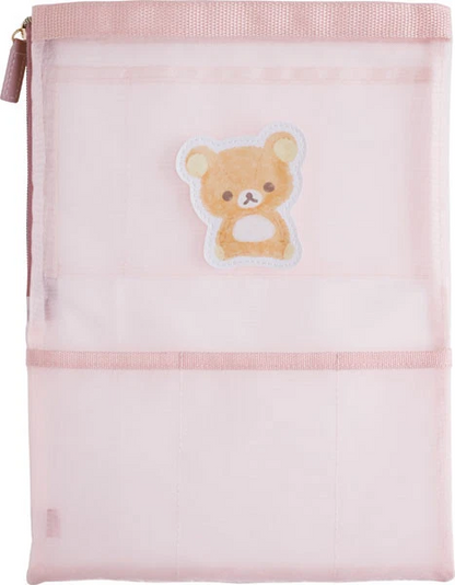 Rilakkuma｜A4 Flat Mesh Pouch｜335×250mm approx.