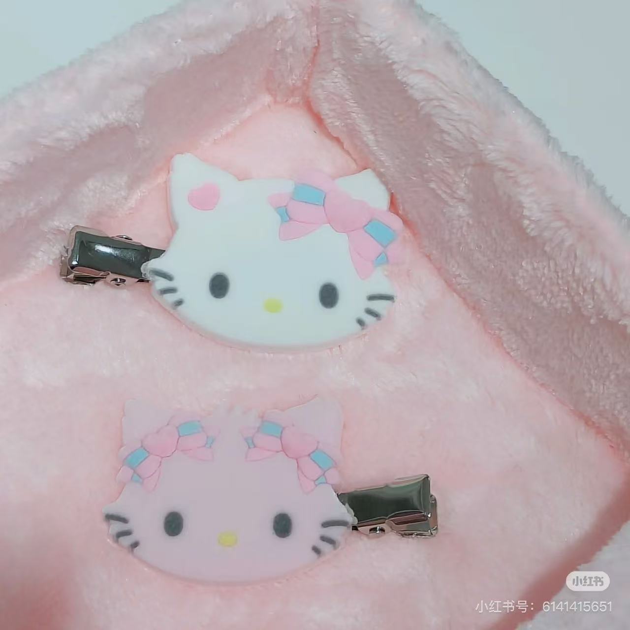 Sanrio｜Flocked Bangs Clip Set｜6×1.1×4cm approx.