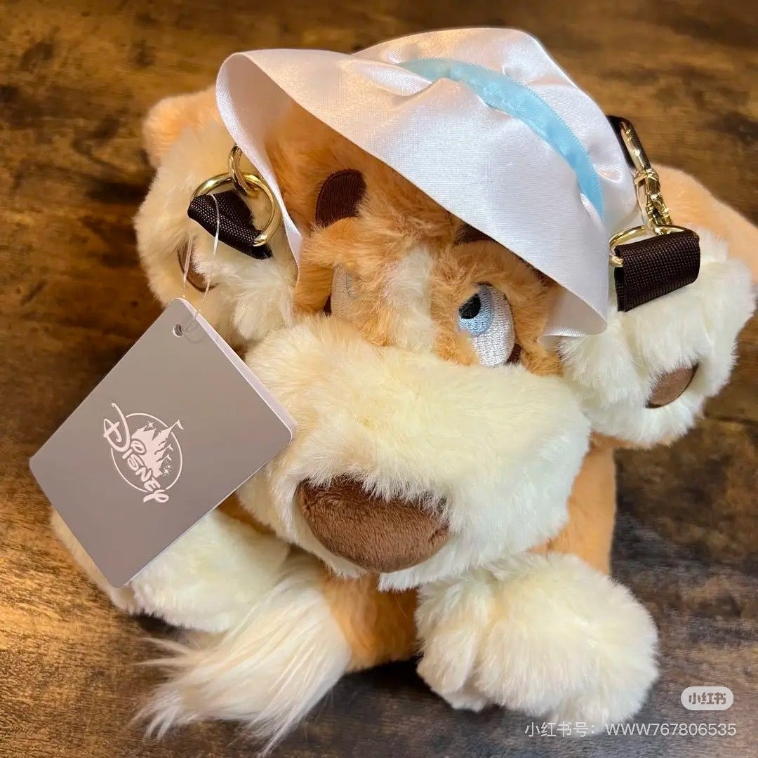 Disney迪士尼｜2024 Nana Multi Pochette FEEL LIKE PETER PAN东迪彼得潘保姆狗娜娜软萌毛茸茸玩偶斜挎包/收纳包｜约H36×W26×D15cm