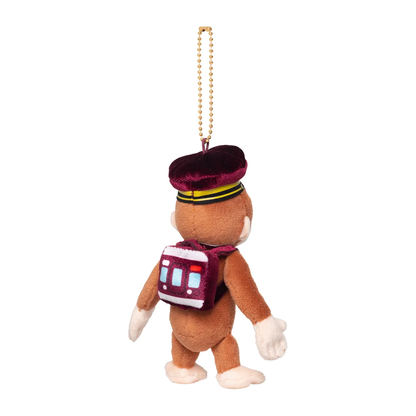 Curious George｜Hankyu Railway Mascot Holder /Plush Keychain｜H14cm approx.