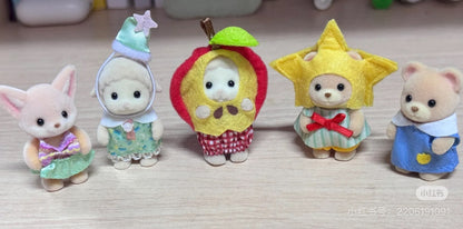 【limit 1】SylvanianFamilies｜Calico Critters Baby Sheep Apple Keychain