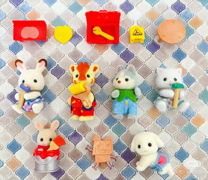 SylvanianFamilies｜Babys Love Crafts / baby builder/ Construction Series mystery bag/blind box/All 8 types｜1pcs