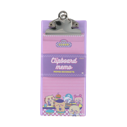 chiikawa｜DINER Mini Clipboard Memo｜50 sheets