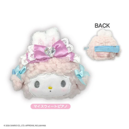 Sanrio｜Bunnies Ballerina Plush Multi-Clip｜H135 x W105 x D50mm approx.
