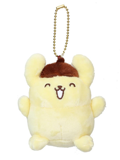 Sanrio｜Pompompurin 30th Anniversary Mascot Holder /Plush Keychain｜12.5×10×8cm approx.