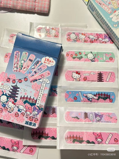 Sanrio｜Boxed Adhesive Bandage｜18 sheets