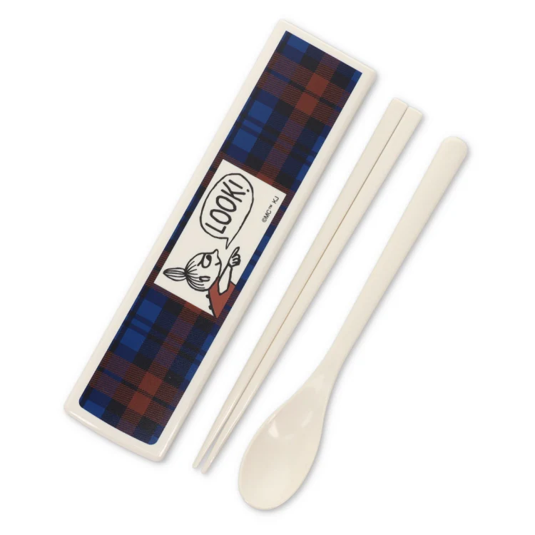 Moomin｜Chopsticks &amp; Spoon Twin Set｜191 x 48 x 18 mm approx.