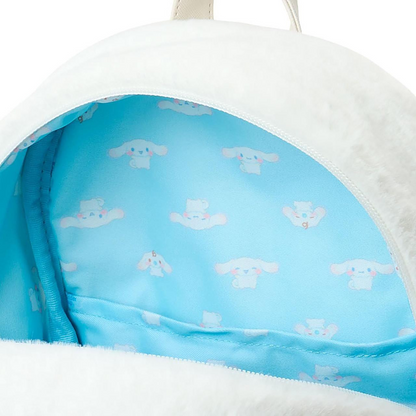 Sanrio｜Cinnamoroll Plump Cheeks Face-shaped Fluffy Backpack｜29×15×26cm approx.