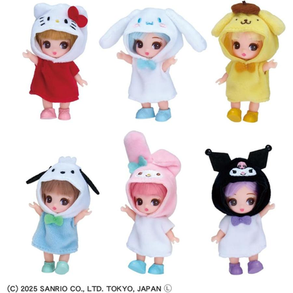 Sanrio｜Puchi Licca Hair mystery bag/blind box/All 6 types｜1pcs