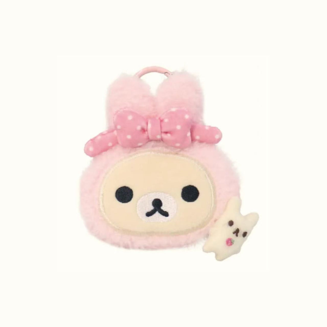 【limit 1】Rilakkuma｜Korilakkuma Rabbit POP-UP SHOP Plush Tape Measure Keychain｜92×80mm approx.