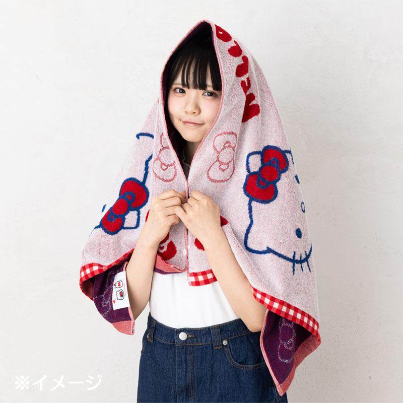Sanrio｜100% cotton Snap Bath Towel｜31.0 x 24.0 x 4.2cm approx.
