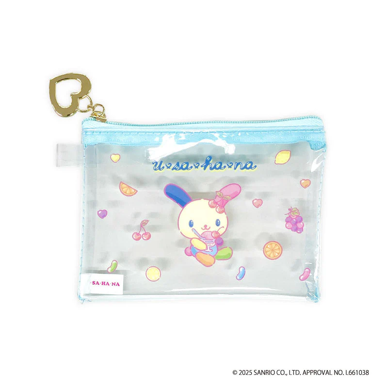 Sanrio｜Usahana Flat Mini Pouch｜90×120×8mm approx.