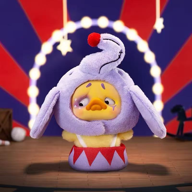 Pocket Upsetduck Crazy Circus Duck Plush Keychain Blind Box