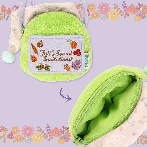 Disney迪士尼｜2024东迪秋日睡衣派对Olu小龟毛绒斜挎包/卡包/零钱包