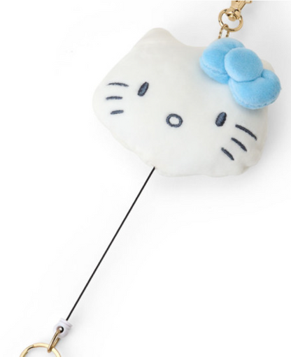 HelloKitty｜Sanrio Sky Blue Reel Keychain｜8×3.5×6cm approx.