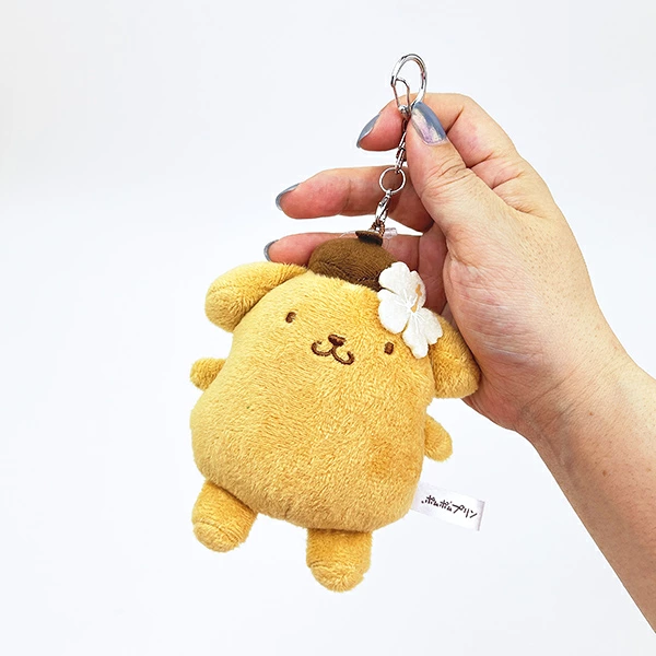 Sanrio｜Sunburn Plush Mirror Keychain｜11.5cm x 9cm x 1.5cm approx.