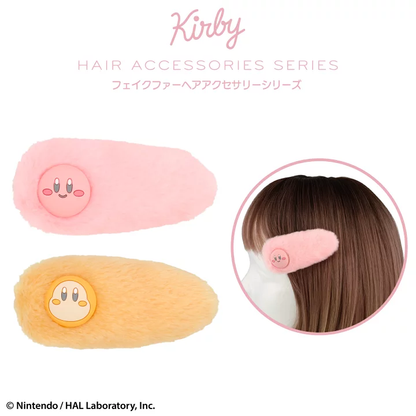 Kirby｜ Fluffy Hair Clip｜W80 x H40mm approx.