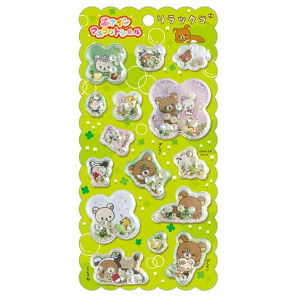 Rilakkuma｜ "Rilakkuma of Yesteryear" Series Air-In Mascot Sticker｜H200 x W95mm approx.