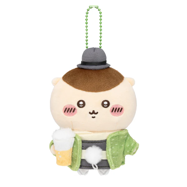 chiikawa｜Otaru Limited Edition Retro Mascot Holder /Plush Keychain｜H140 x W90 x D50 mm approx.