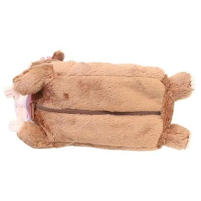 Monchhichi｜Bebichhichi Fluffy Plush Pen Case｜110×120×220mm approx.