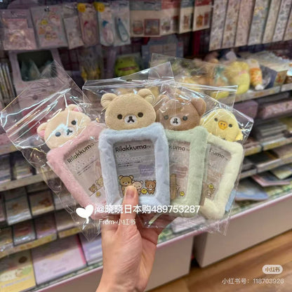 Rilakkuma｜Fluffy Photo Keychain｜150×90×15mm approx.
