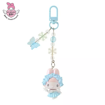 【limit 1/ entire series】Sanrio｜My Melody 50th Anniversary keychain/ Phone Charm｜W3.5 x D2 x H11 cm approx.