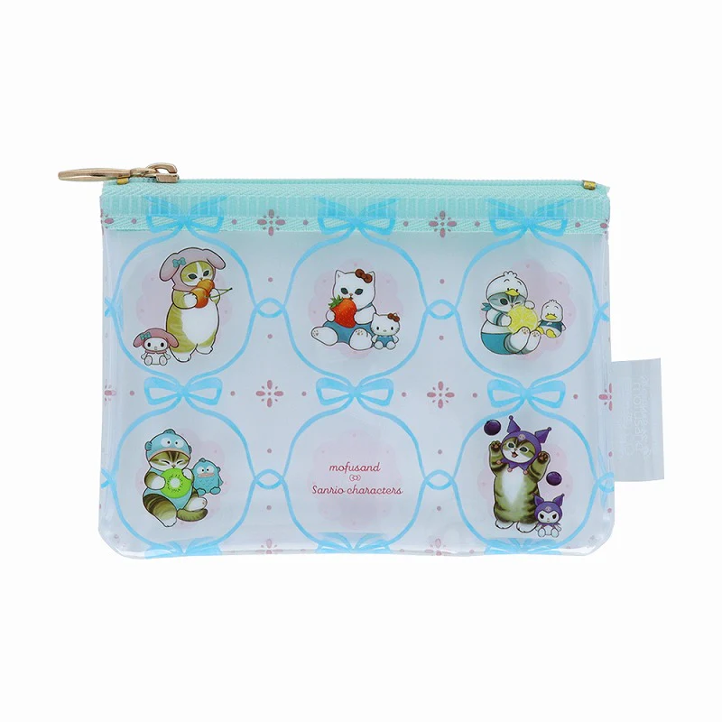 Mofusand｜Sanrio × Mofusand Clear Mini Pouch｜95×130×5mm approx.