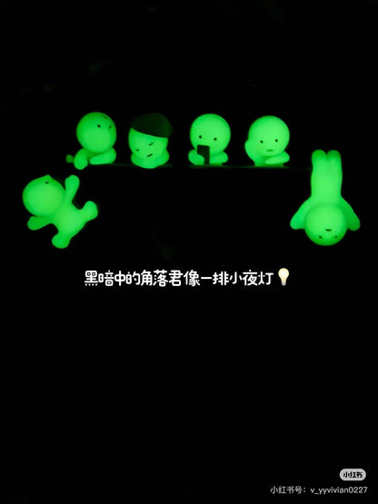SMISKI ｜Glow Mini Figure - Hippers mystery bag/blind box/All 6 types｜1pcs