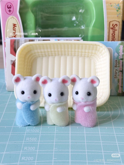 SylvanianFamilies｜Marshmallow Mouse Triplets-5337