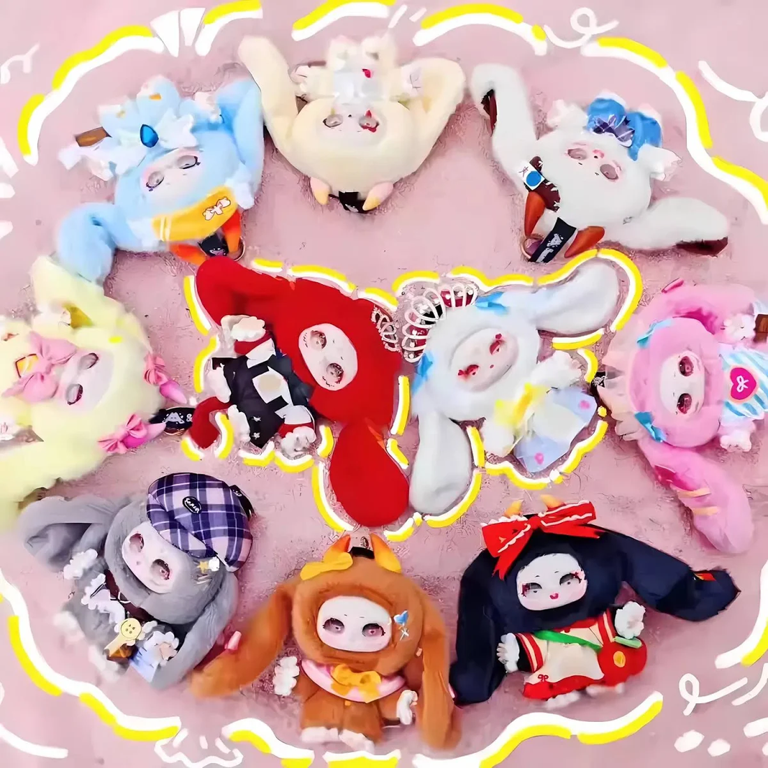 Samael Dream of Paradise vinyl Plush Keychain Blind Box