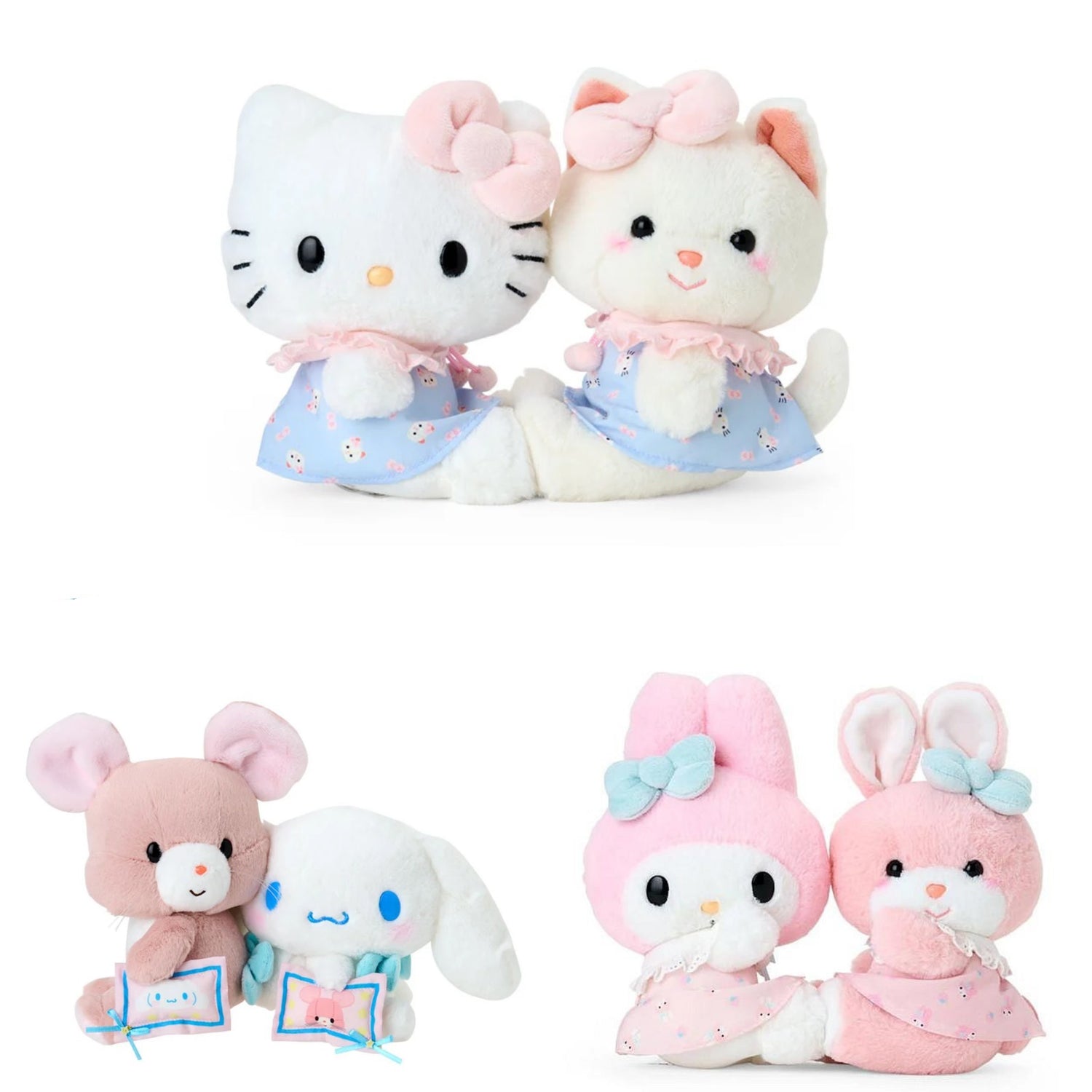 Sanrio｜Hello Kitty Yoshitoku Retro Plush Collection Plush Set｜27.0 x 19.0 x 10.8cm approx.