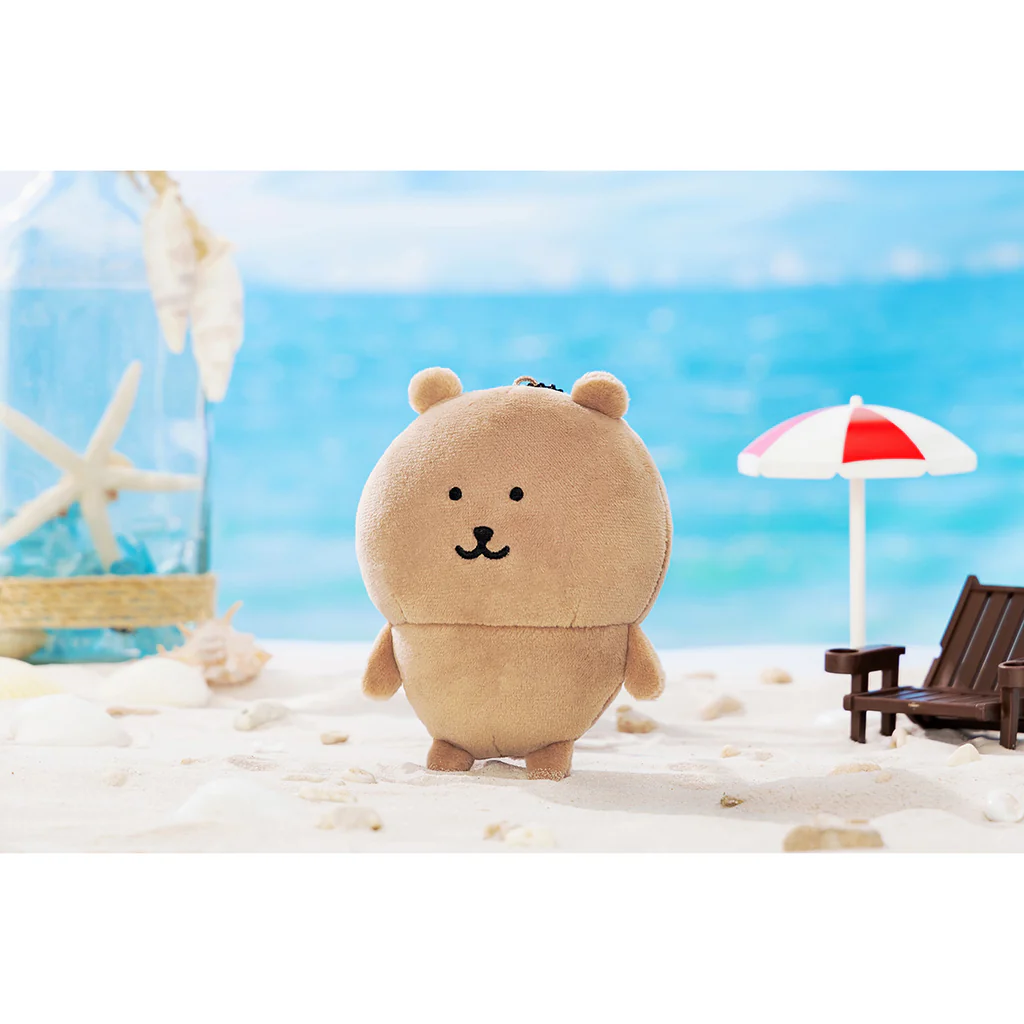 Nagano嘲讽熊｜ Characters Sunburn Shima Mascot嘲讽熊晒黑皮挂件｜约H130 x W90 x D50mm
