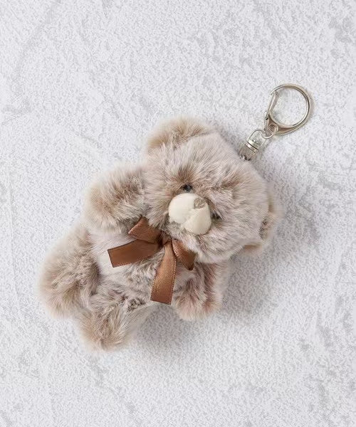 Twin｜Animal Mascot Holder /Plush Keychain｜12x9x6cm approx.