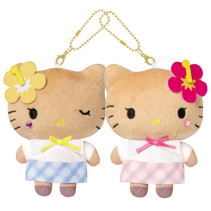 Sanrio｜Hello Kitty &amp; Mimmy Nico Mascot Holder /Plush Keychain｜H180 x W160 x D70mm approx.