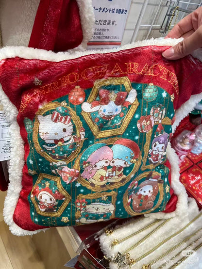 Sanrio｜Christmas Cushion Blanket｜W70×D2×H105cm approx.