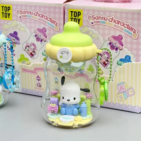 TOPTOY Sanrio Family Dun Dun Milk Bottle Building Block Blind Box