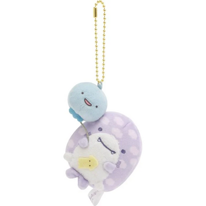 SANX｜Jinbesan 10th Anniversary Mascot Holder /Plush Keychain｜60×55×50mm approx.