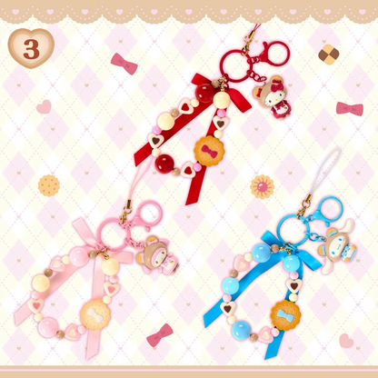 Sanrio｜Cookie Fluffy Bear Mobile Strap｜3×2×3.5cm approx.